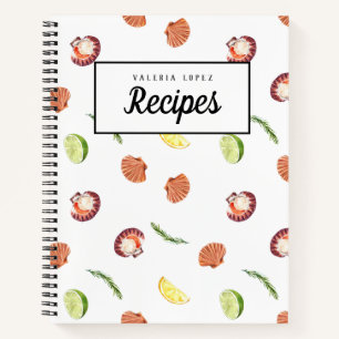 Fresh & Fun Shellfish Anpassbares Rezept Buch