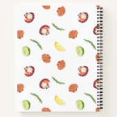 Fresh & Fun Shellfish Anpassbares Rezept Buch (Rückseite)