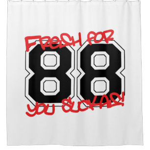 Fresh für '88 duschvorhang