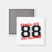 Fresh für '88 magnet (Vorderseite/Rückseite)