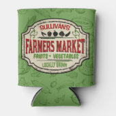 Fresh Garden ADD NAME Lokal gezüchtete Bauern Mark Dosenkühler (Vorderseite)