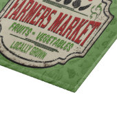 Fresh Garden ADD NAME Lokal gezüchtete Bauern Mark Schneidebrett (Ecke)