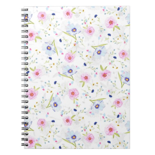 Fresh Garden Blume Notebook Notizblock (Vorderseite)