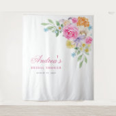 Fresh Garden Foto Stand Brautparty Hintergrund Wandteppich (Vorderseite)