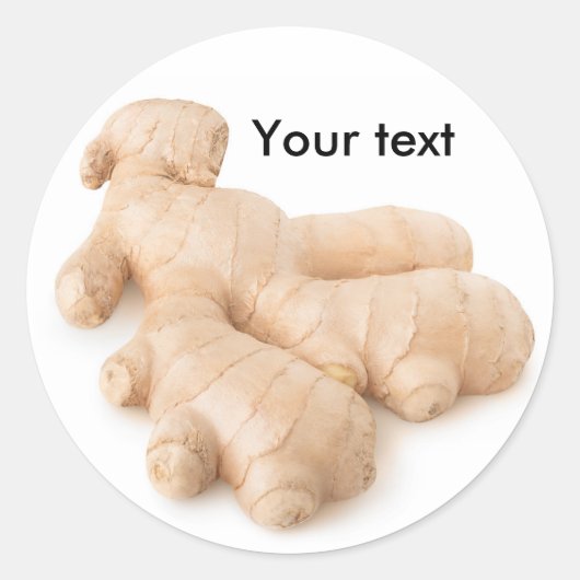 Fresh Ginger Runder Aufkleber (Vorderseite)