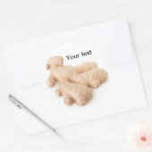Fresh Ginger Runder Aufkleber (Umschlag)