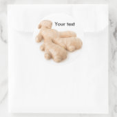 Fresh Ginger Runder Aufkleber (Tasche)