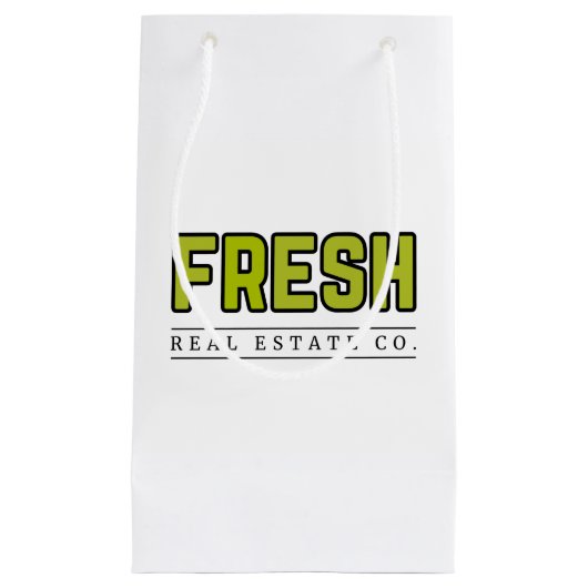 FRESH Glänzende Geschenktüte (klein) (Vorderseite)