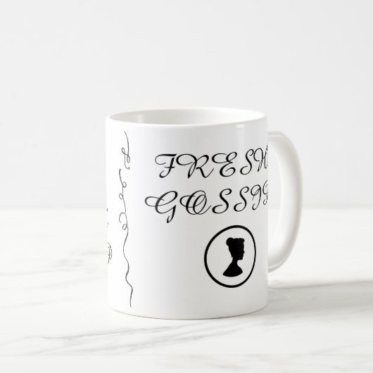 Fresh Gossip Kaffeetasse (VorderseiteRechts)