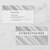 Fresh Gray mit Black Visitenkarte (Vorne/Hinten)