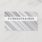 Fresh Gray mit Black Visitenkarte (Rückseite)