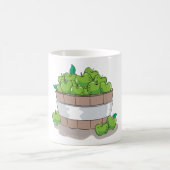 Fresh Green Apple Harvest Barrel Granny Smith Kaffeetasse (Mittel)