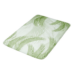 Fresh Green Feather Palm Bliss 1 Badematte
