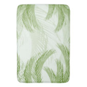Fresh Green Feather Palm Bliss 1 Badematte (Vorderseite Vertikal)