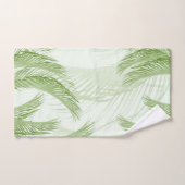 Fresh Green Feather Palm Bliss 1 Badhandtuch Set (Handtuch)