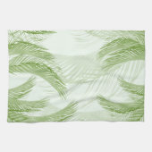 Fresh Green Feather Palm Bliss 1 Geschirrtuch (Horizontal)