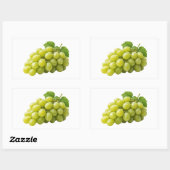 Fresh Green Grapes with Leaves Sticker (Blatt)
