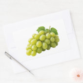 Fresh Green Grapes with Leaves Sticker (Umschlag)