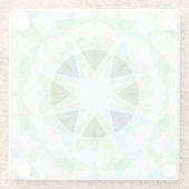 Fresh Green Hübsch Blue Star Dopamin Deco Kitsch Glasuntersetzer (Rückseite)