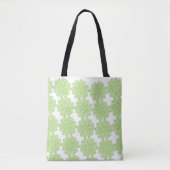 Fresh Green Lace Pattern Tasche (Vorderseite)