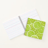 Fresh Green Limones Notebook Notizblock (Innenseite)