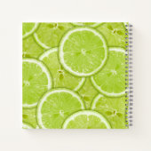 Fresh Green Limones Notebook Notizblock (Rückseite)