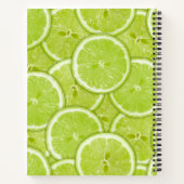 Fresh Green Limones Notebook Notizblock (Rückseite)