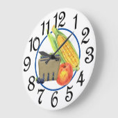 Fresh Große Wanduhr (Winkel)