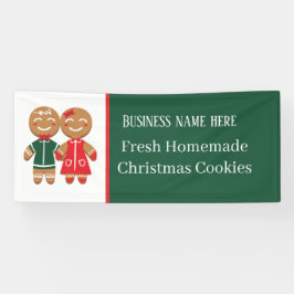 Fresh Homemade Weihnachts-Cookie fügen Text Banner