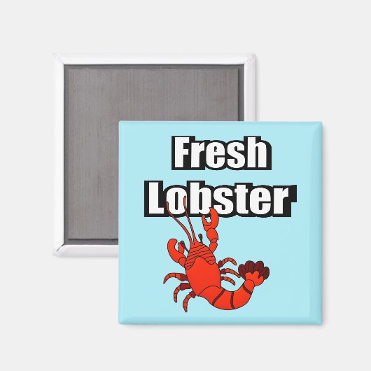 Fresh Hummer Magnet (Vorderseite/Rückseite)