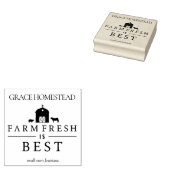 Fresh ist der beste Bauer Markt Stall Name Gummistempel (Stempel)