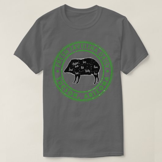Fresh Javelina Daily Tucson Arizona Souvenir Tshir T-Shirt (Design vorne)