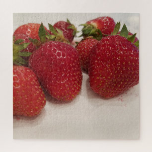 Fresh Juicy Strawberries Foto Puzzle