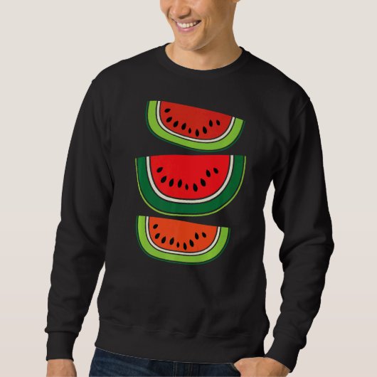 Fresh Juicy Watermelon Sweatshirt (Vorderseite)