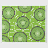 Fresh Kiwi Delight Wrapping Paper Geschenkpapier (Flach)