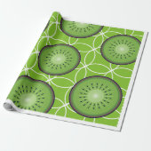 Fresh Kiwi Delight Wrapping Paper Geschenkpapier (Ungerollt)