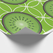Fresh Kiwi Delight Wrapping Paper Geschenkpapier (Ecke)