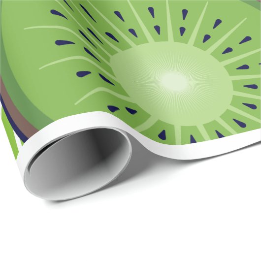 Fresh Kiwi Delight Wrapping Paper Geschenkpapier (Rolleneckpunkt)