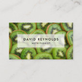 Fresh Kiwi Frucht Business Card Visitenkarte (Vorderseite)