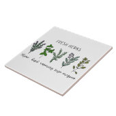 Fresh Kräbs Thyme Basil Bauernhof Fliese (Seite)