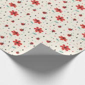 Fresh Ladybug Delight Geschenkpapier (Ecke)