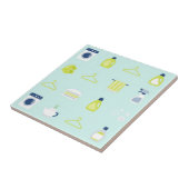 Fresh Laundry Day Pattern Fliese (Seite)