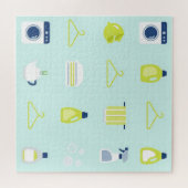 Fresh Laundry Day Pattern Puzzle (Horizontal)