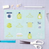 Fresh Laundry Day Pattern Seidenpapier (Handwerk)