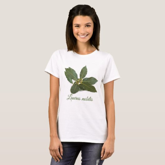 Fresh laurel Blätter T-Shirt (Vorne ganz)