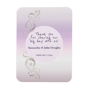 Fresh Lavender Vielen Dank Magnet