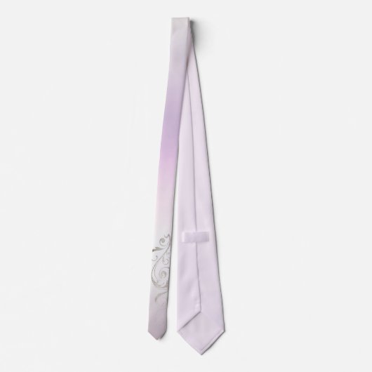 Fresh Lavender Wedding Krawatte (Rückseite)