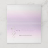 Fresh Lavender Wedding Platzkarte (Außenseite Aufgefaltet)
