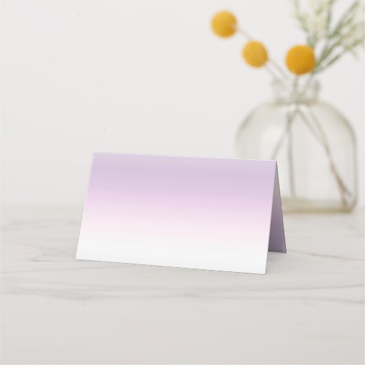 Fresh Lavender Wedding Platzkarte (Rückseite)