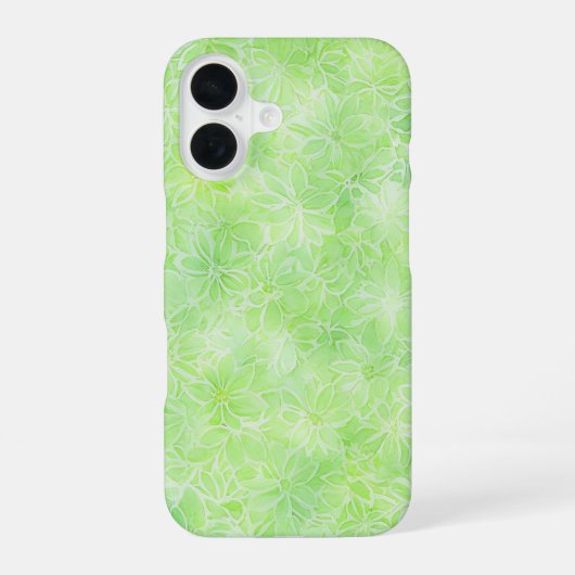 Fresh Leaf Harmony Phone Case iPhone 16 Hülle (Rückseite)